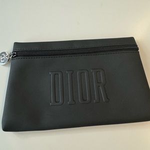 Dior Black cosmetics pouch